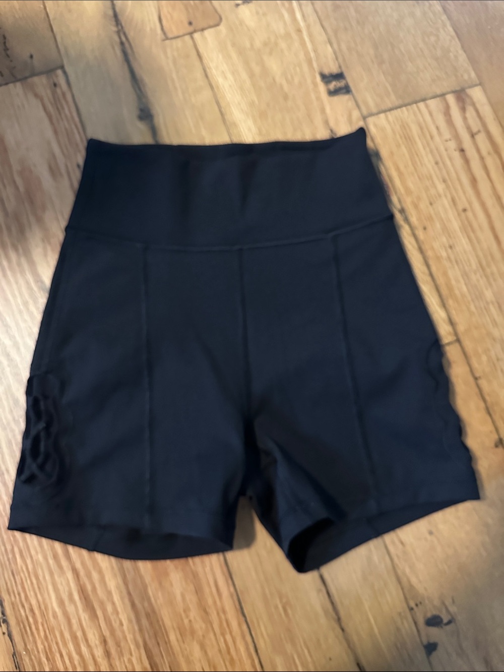 lululemon athletica High-Rise Black Bike Shorts